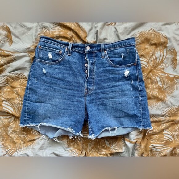 Levis 501 mid thigh short Charleston picks 31 6” - Picture 4 of 5